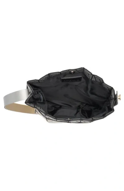 Patrizia Luca Double Layer Box Pattern Shoulder Bag In Gold/ Silver