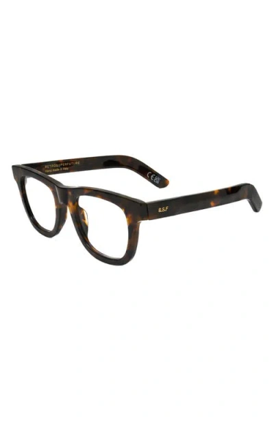 Super By Retrosuperfuture® 55mm Rectangular Reading Glasses In Tort