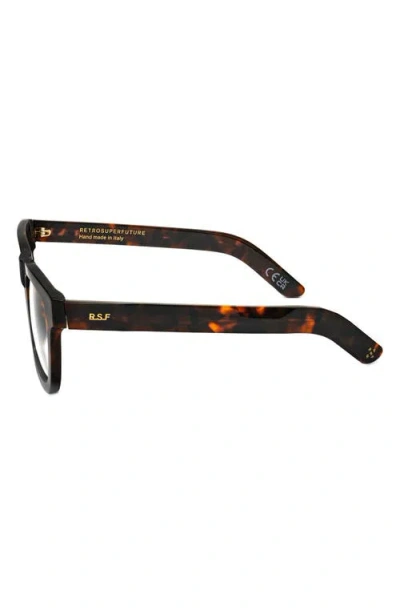 Super By Retrosuperfuture® 55mm Rectangular Reading Glasses In Tort