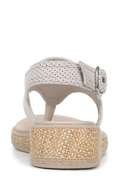 Lifestride Beachy Platform Sandal In White