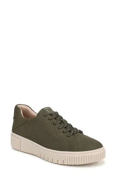 Naturalizer Turner Perforated Platform Sneaker In Green