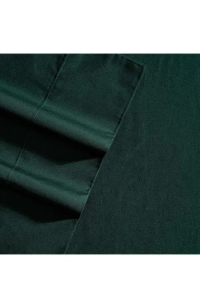 Nautica Bayview Solid 200 Thread Count Cotton Percale Sheet Set In Medium / Dark Green