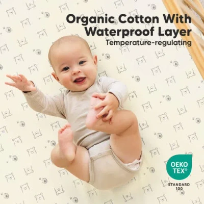 Keababies 2-pack Soothe [protect+] Waterproof Crib Sheets In Multi