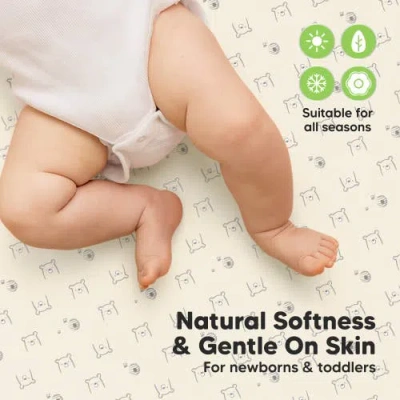Keababies 2-pack Soothe [protect+] Waterproof Crib Sheets In Multi