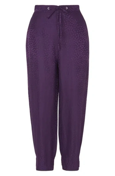 Lk Bennett Byrony Pull-on Pants In Pur-mulberry