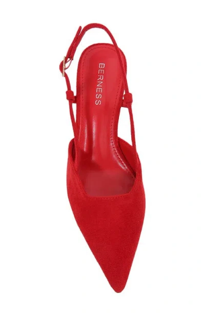 Berness Slingback Pump In Red