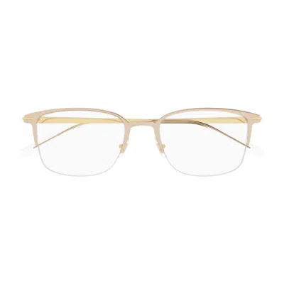 Montblanc Unisex Black Rectangular Eyeglass Frames Mb0234ok 001