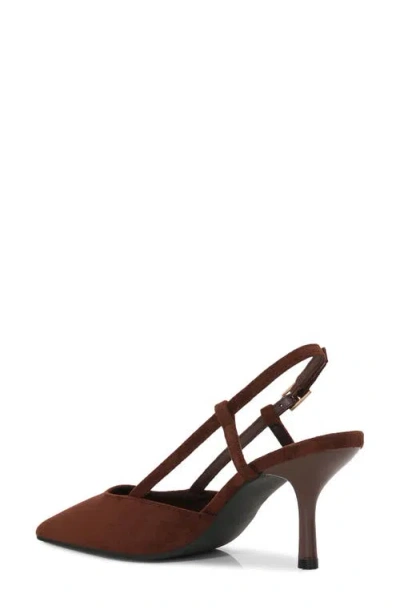 Berness Slingback Pump In Brown