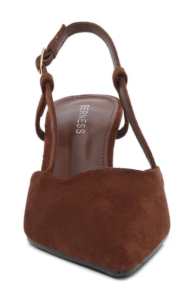 Berness Slingback Pump In Brown