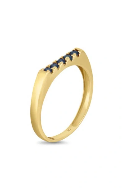 Bony Levy El Mar 18k Gold Gemstone Stackable Ring In Multi