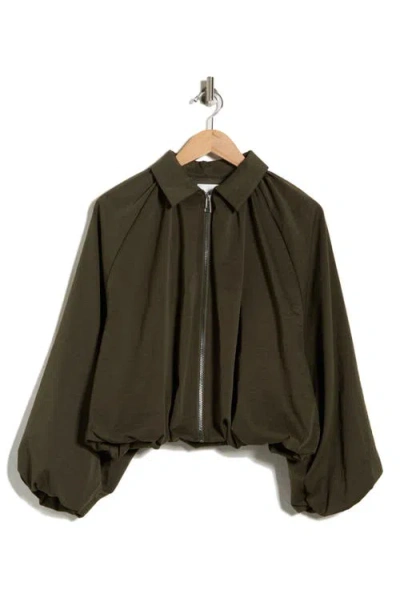 Vigoss Bubble Jacket In Olive