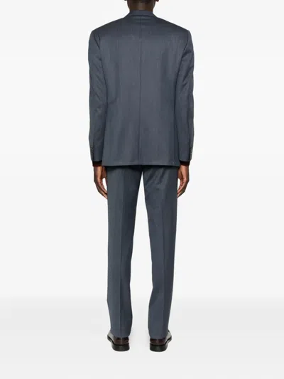 Corneliani Wool Suit In Blue