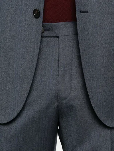 Corneliani Wool Suit In Blue
