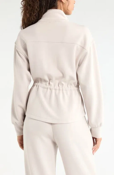 Zella Soft Luxe Utility Jacket In White
