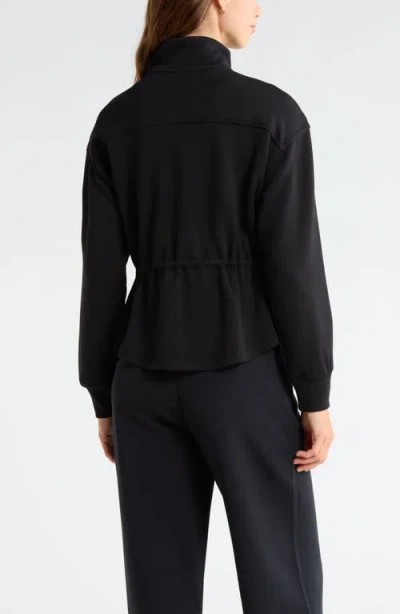 Zella Soft Luxe Utility Jacket In Black