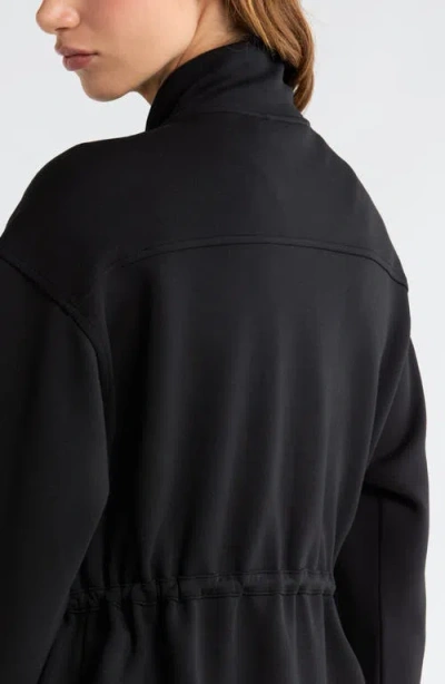 Zella Soft Luxe Utility Jacket In Black