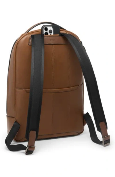 Tumi Harrison Bradner Backpack In Cognac Bombe