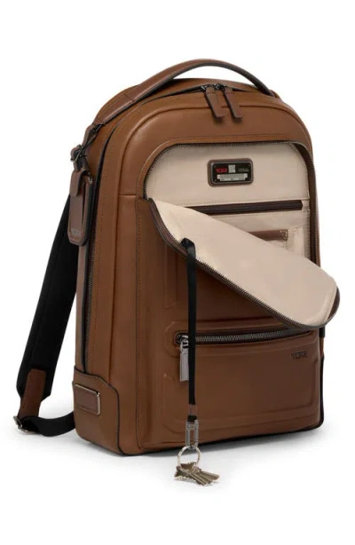 Tumi Harrison Bradner Backpack In Cognac Bombe