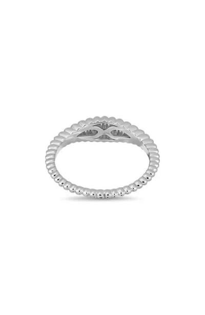 Bony Levy 14k Gold Stackable Ring In 14k White Gold
