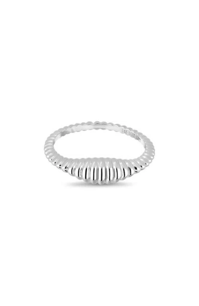 Bony Levy 14k Gold Stackable Ring In 14k White Gold