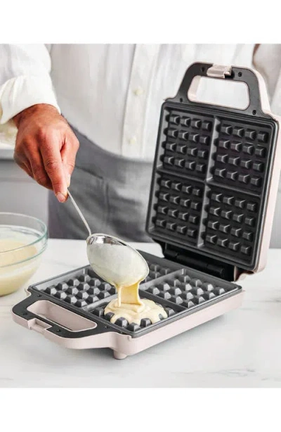 Greenpan Gp Advanced Waffle Maker In Clay