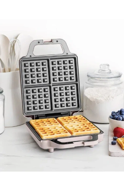 Greenpan Gp Advanced Waffle Maker In Clay