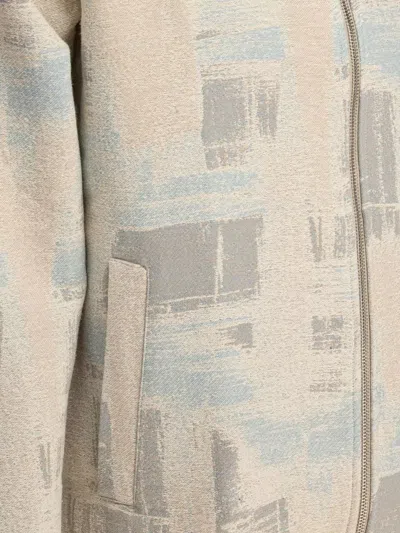 Nn07 Collared Jackets Coats Abstract Pattern Pockets In Multi