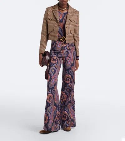Etro Paisley T-shirt In Multi