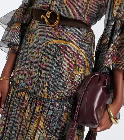 Etro Printed Silk-blend Blouse In Multi