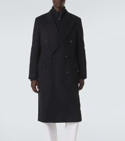 Umit Benan President Double-breasted Wool Coat In Multi