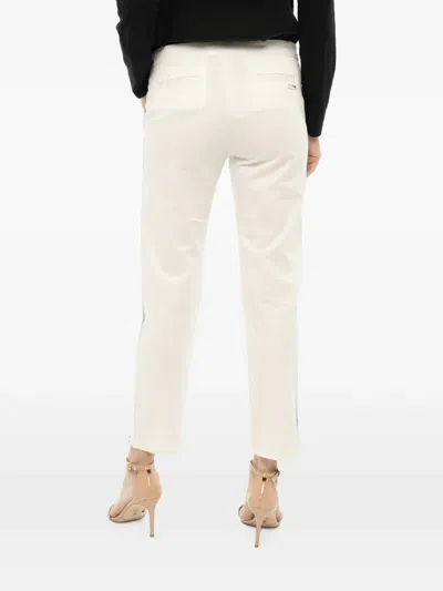 Woolrich Women White Regular Flat Front Pants In White