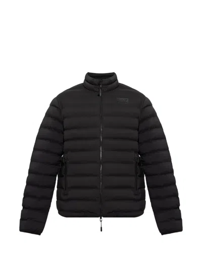 Ea7 Long-sleeve Jacket In Black