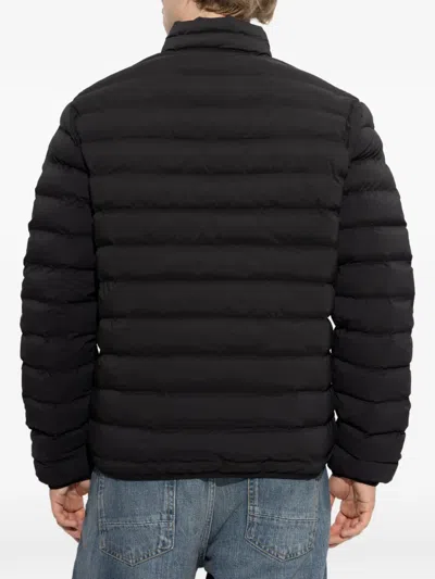 Ea7 Long-sleeve Jacket In Black