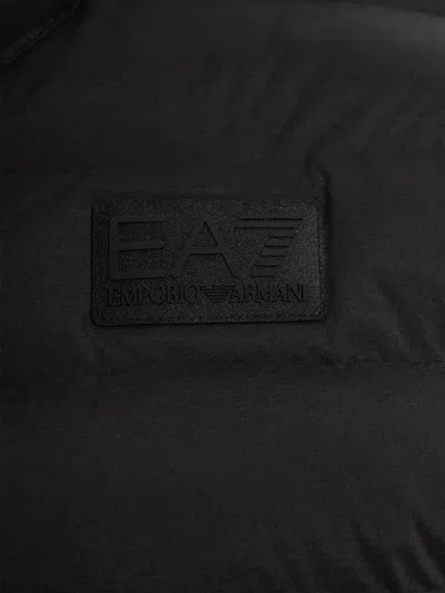 Ea7 Long-sleeve Jacket In Black