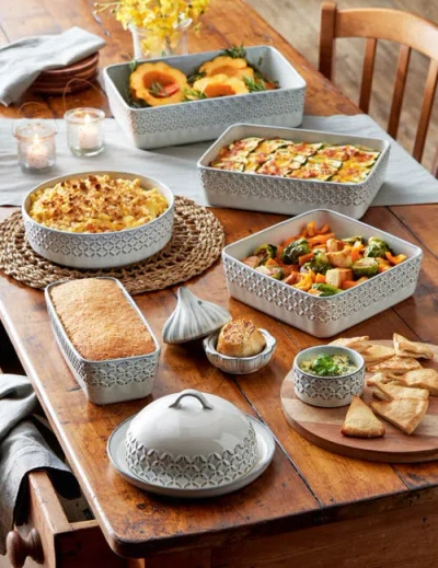 Tag Grey Bistro Ramekin Set Oven Safe Bakeware For Serving In Gray