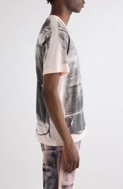 Acne Studios Eamon Trompe L'oeil T-shirt In Gray