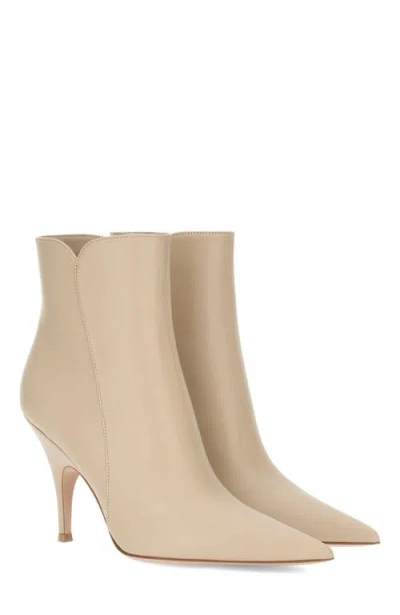 Gianvito Rossi Sofia 95 Leather Ankle Boots In Multi
