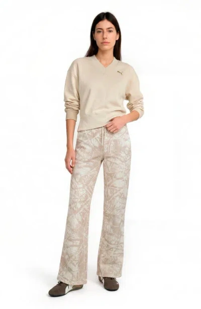 Puma Essential Camo Sweatpants In Neutral