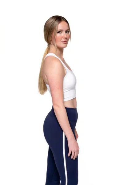 K-swiss Set Point Performance Longline Solid Bra In White
