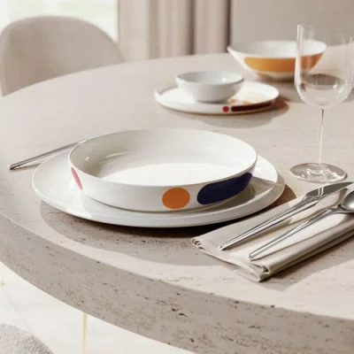 Villeroy & Boch Iconic La Boule Miami Stackable Seven-piece Porcelain Set In Multi