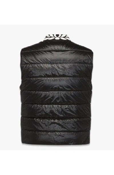 Mcm Packable Down Vest In Econyl In Black