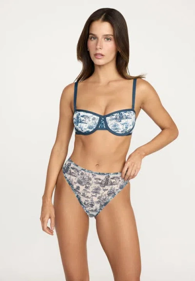 Cuup The Balconette Mesh In Blue