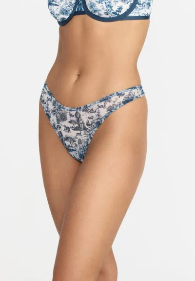 Cuup The Thong Mesh In Blue