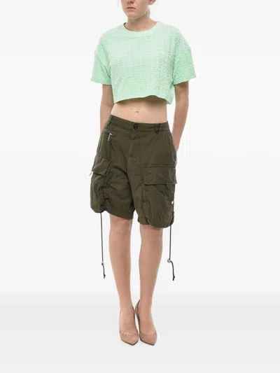 Dsquared2 Drawstring Cargo Shorts In Multi