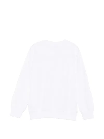 Moschino Logo-print Sweatshirt In White