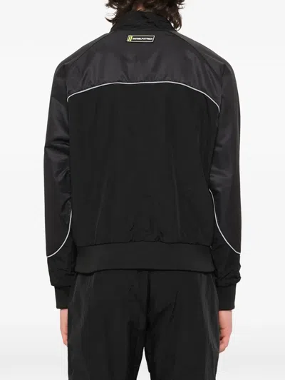 Daniel Patrick 7.3m Panelled Bomber Jacket In Black