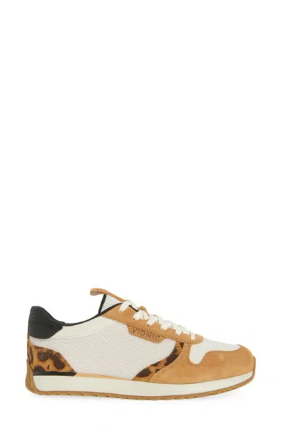 Vionic Monarch Court Inspired Shoes In Ivory/leopard