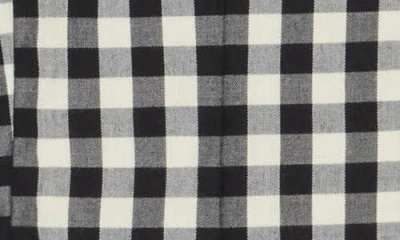 Vigoss Gingham Vest In Black Gingham