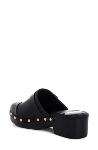 Rag & Co Pinto Stud Mule In Black