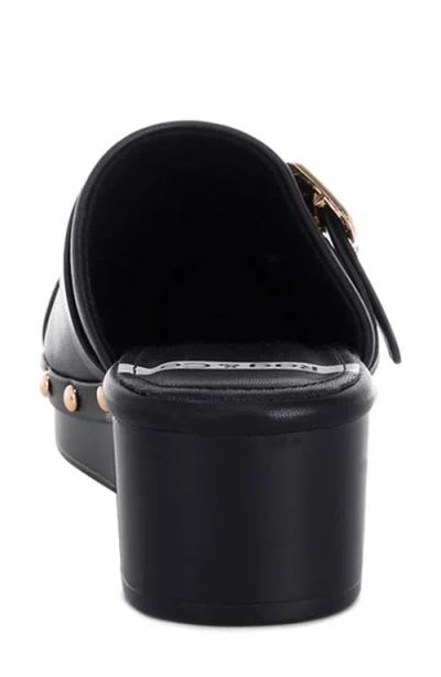 Rag & Co Pinto Stud Mule In Black